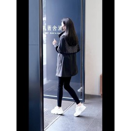 春秋の高級ミッドレングスウエスト定義ファッション、多様性とスタイリッシュさを備えたレディースファッション。