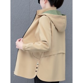 式両面ウェアラブルコート ママスタイル 女性用 年齢低減ファッションカジュアルジャケット