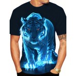 メンズスタイリッシュでシンプルなスポーツTシャツ、カラフルな、カジュアルで多用途なストレッチラウンドネックTシャツ、基本的な半袖トップ、インナーやアウターウェアに適しています。